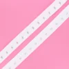 Agrafes sur bande - base coton blanc
