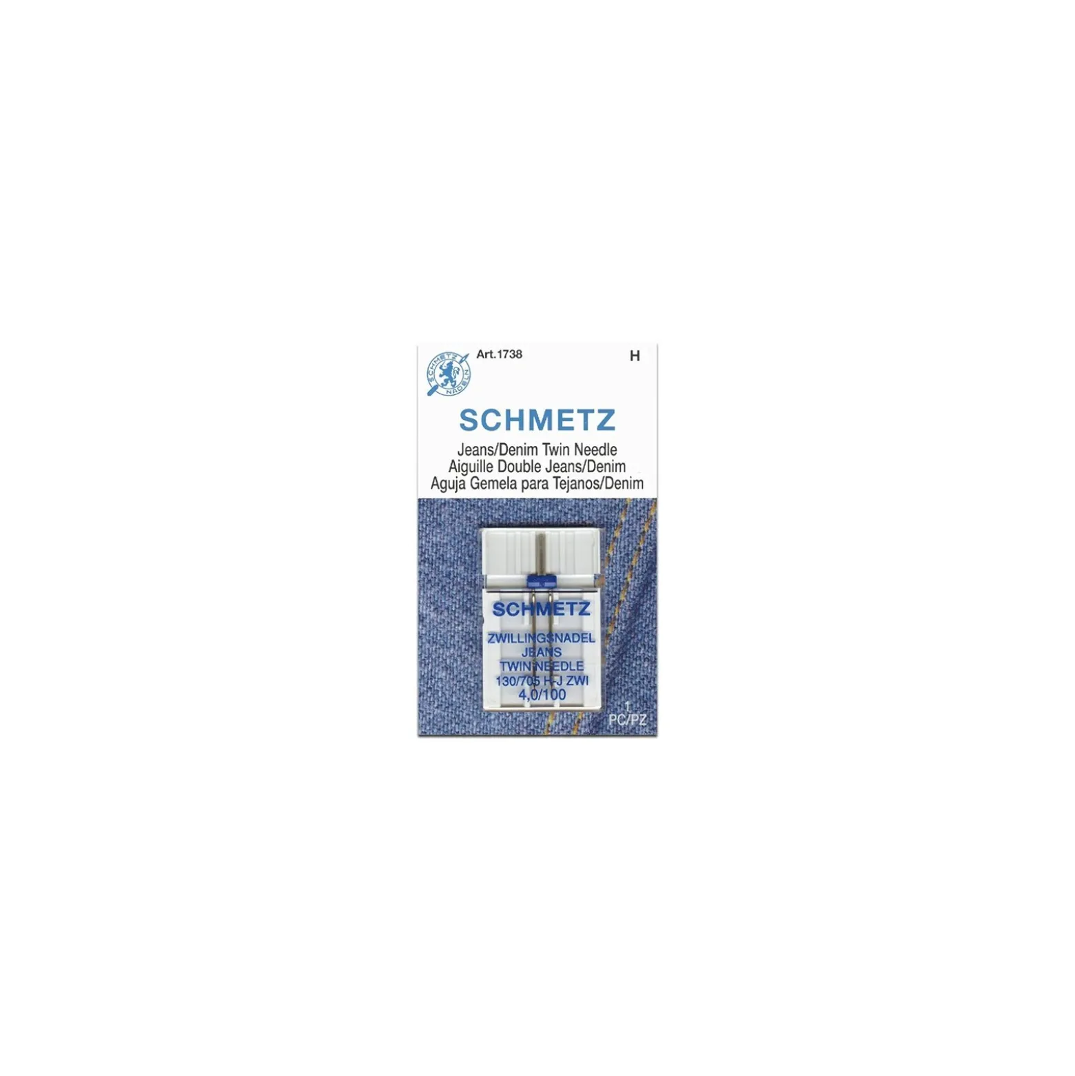 Aiguille double jeans Schmetz - taille 100
