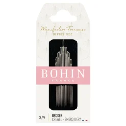 Aiguilles à broder BOHIN N°3 / 9