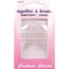 Aiguilles à broder n°8 X16 - Couture loisirs