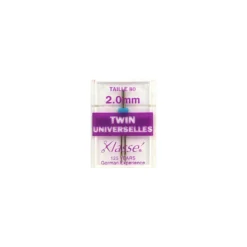 Aiguilles machine double jumelle 80/12 - 2mm - Couture loisirs