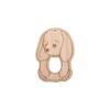 Anneau de dentition bois naturel - lapin