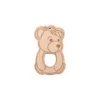 Anneau de dentition bois naturel - ourson