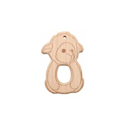 Anneau de dentition bois naturel - mouton
