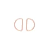 Anneau en D non soudé 32 mm Anillo - rose gold (lot de 2)