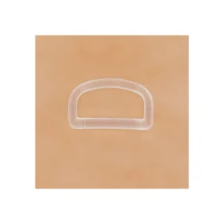 Anneau en D plastique transparent
