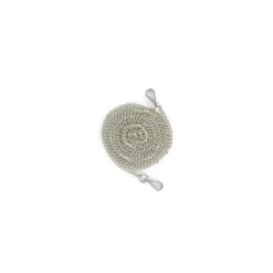Anse de sac chaîne maille S 120 cm - nickel x 1