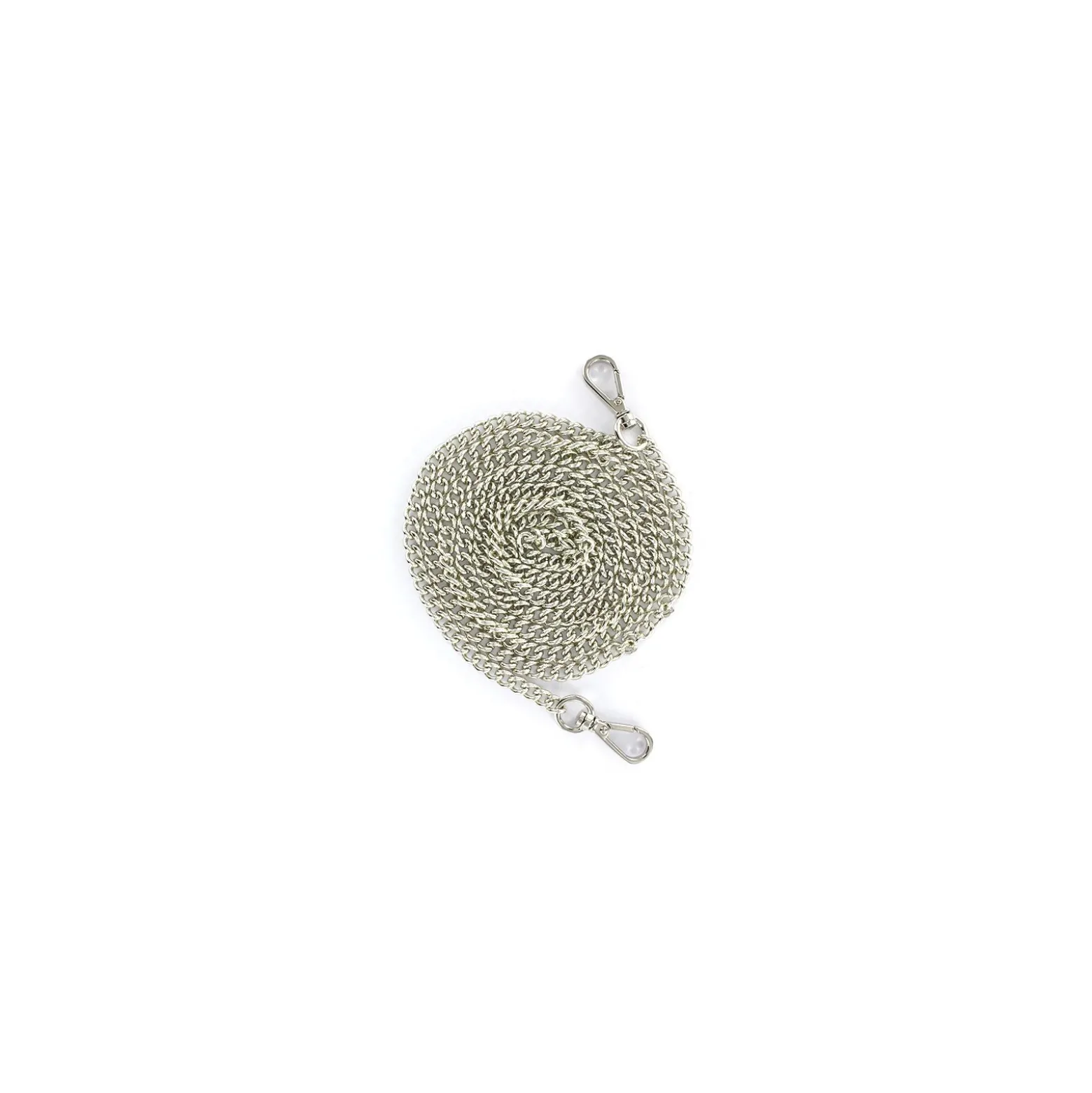 Anse de sac chaîne maille S 120 cm - nickel x 1