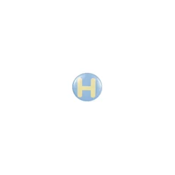 Badge alphabet H