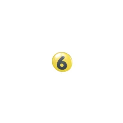 Badge chiffre 6