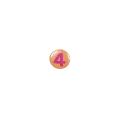 Badge chiffre 4