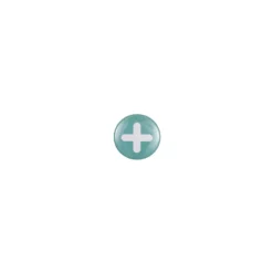 Badge rond motif "plus"
