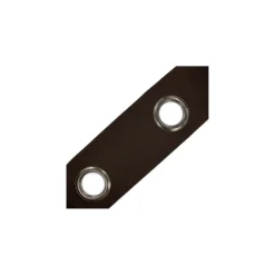 Bande à oeillets auto-agrippante Rivetstrip® - marron x 18cm