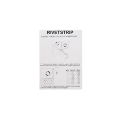 Bande à oeillets auto-agrippante Rivetstrip® - mauve x 18cm