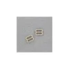 Barrette de réglage de soutien gorge plastique (la paire) - Beige
