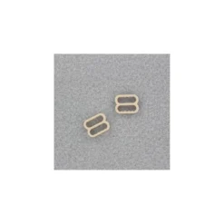 Barrette de réglage de soutien gorge plastique (la paire) - Beige