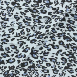 Biais animal léopard bleu x 1 m