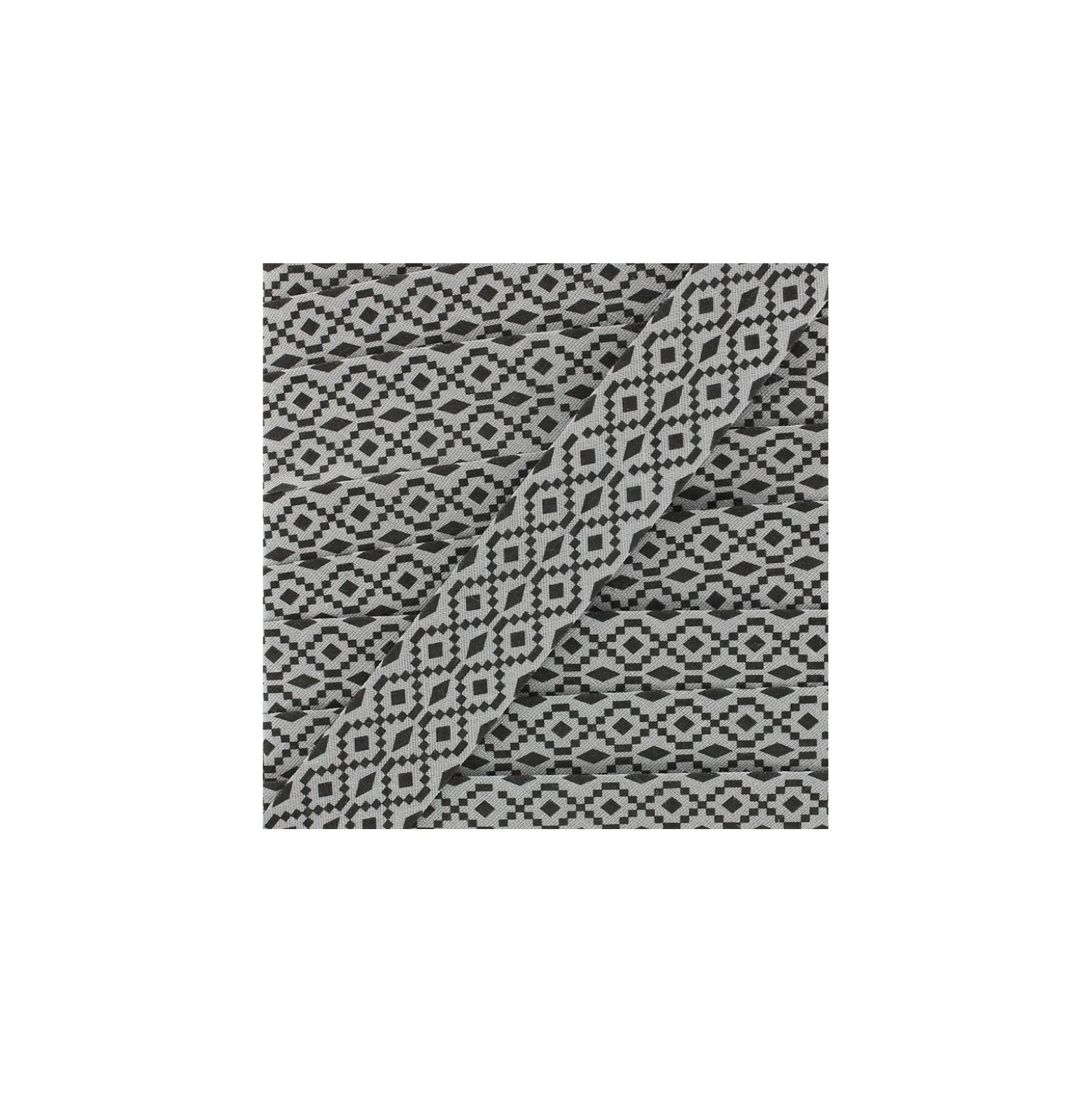 Biais aztec 20 mm - gris
