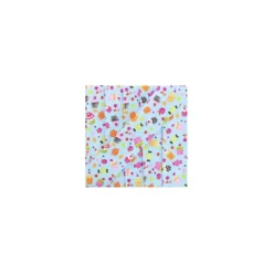 Biais Coton Bio Cupcake - Bleu Ciel