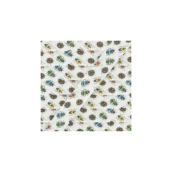Biais Coton Insects 20 mm - Blanc
