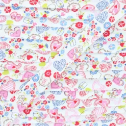 Biais coton Love vibes 18 mm - blanc