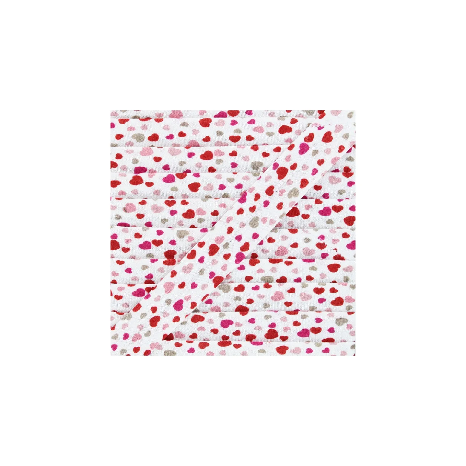 Biais coton Multicoeur 20 mm - rouge