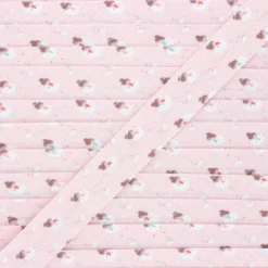 Biais coton Pietra 20 mm - rose