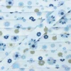 Biais Douces fleurs bleu x 1 m