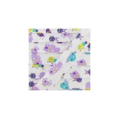 Biais fantaisie animaux enfantins violet