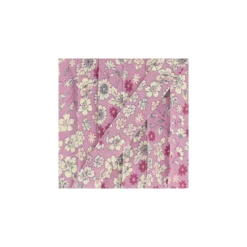 Biais fleuri C1 - rose