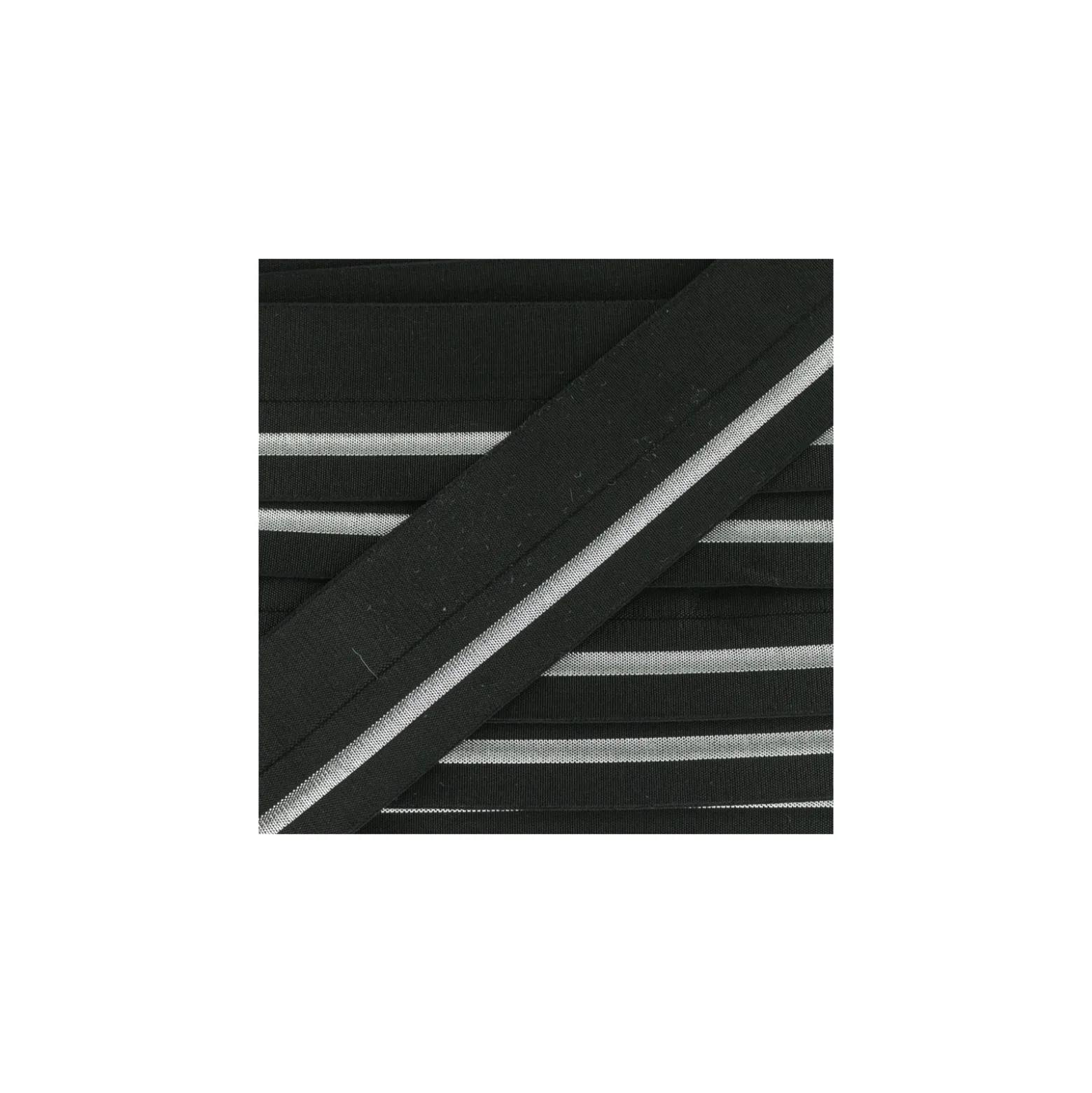 Biais élastique Zeda 20mm - Argent x 50cm