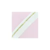 Biais élastique Zeda 20mm - Blanc/Doré x 50cm