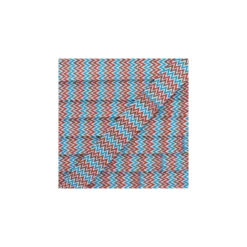 Biais Polycoton Chevron 20 mm - Marron