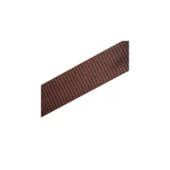 Biais satin rayé marron