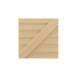 Biais simili beige clair 25 mm