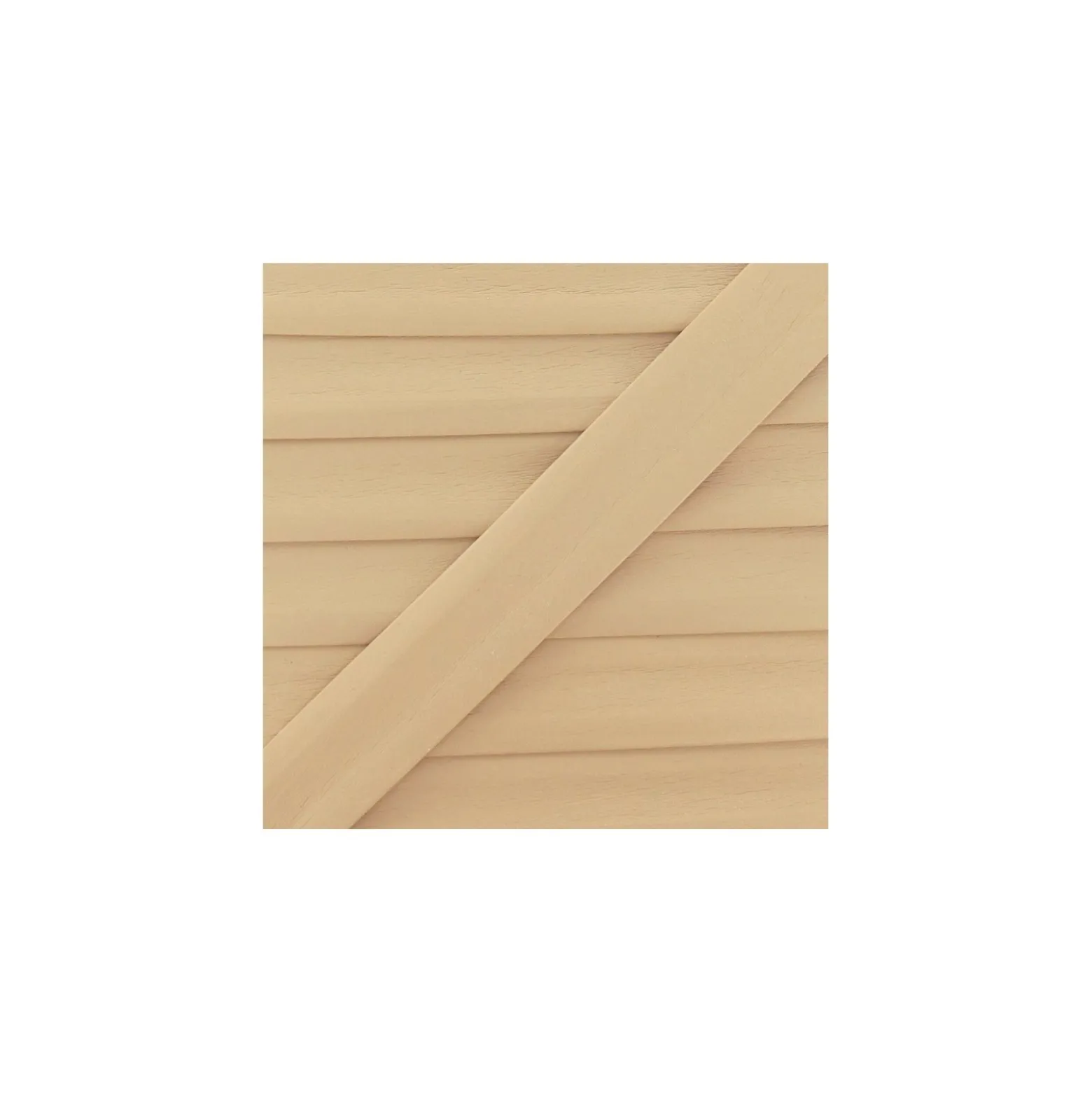 Biais simili beige clair 25 mm