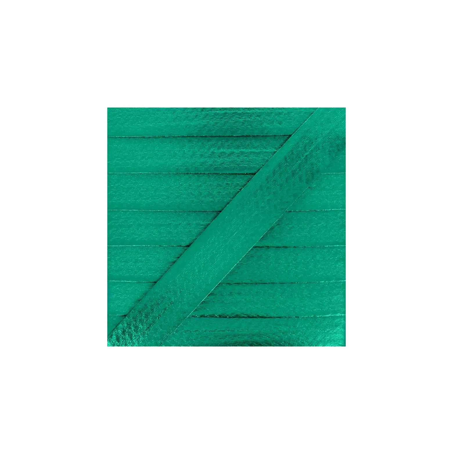 Biais Simili Cuir Métallisé Rock Me - Vert Émeraude