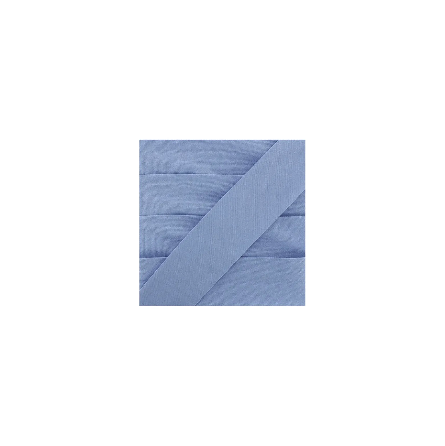 Biais Stretch Uni - Bleu