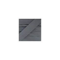 Biais Stretch Uni - Gris Anthracite