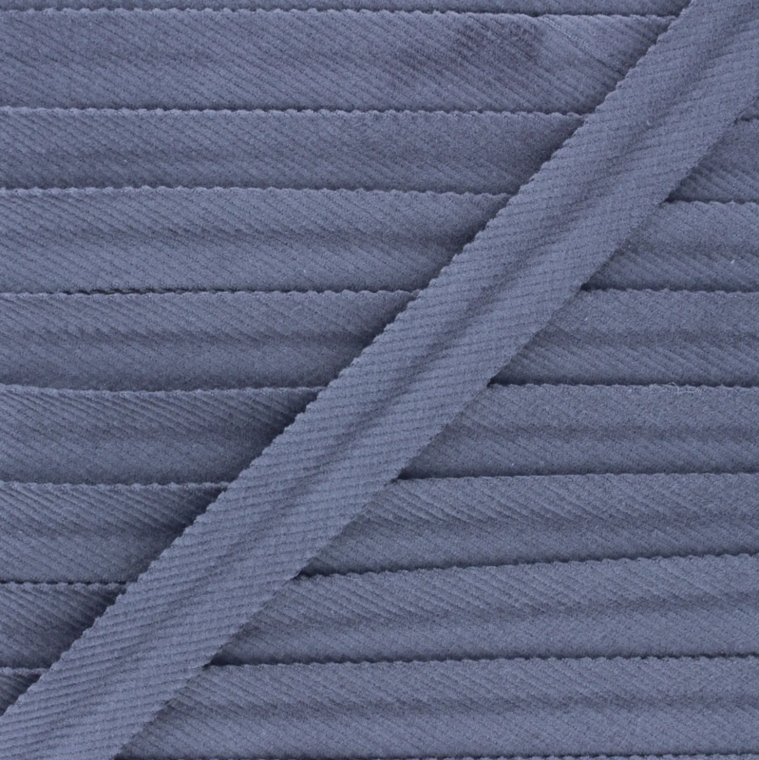 Biais velours 20 mm - gris