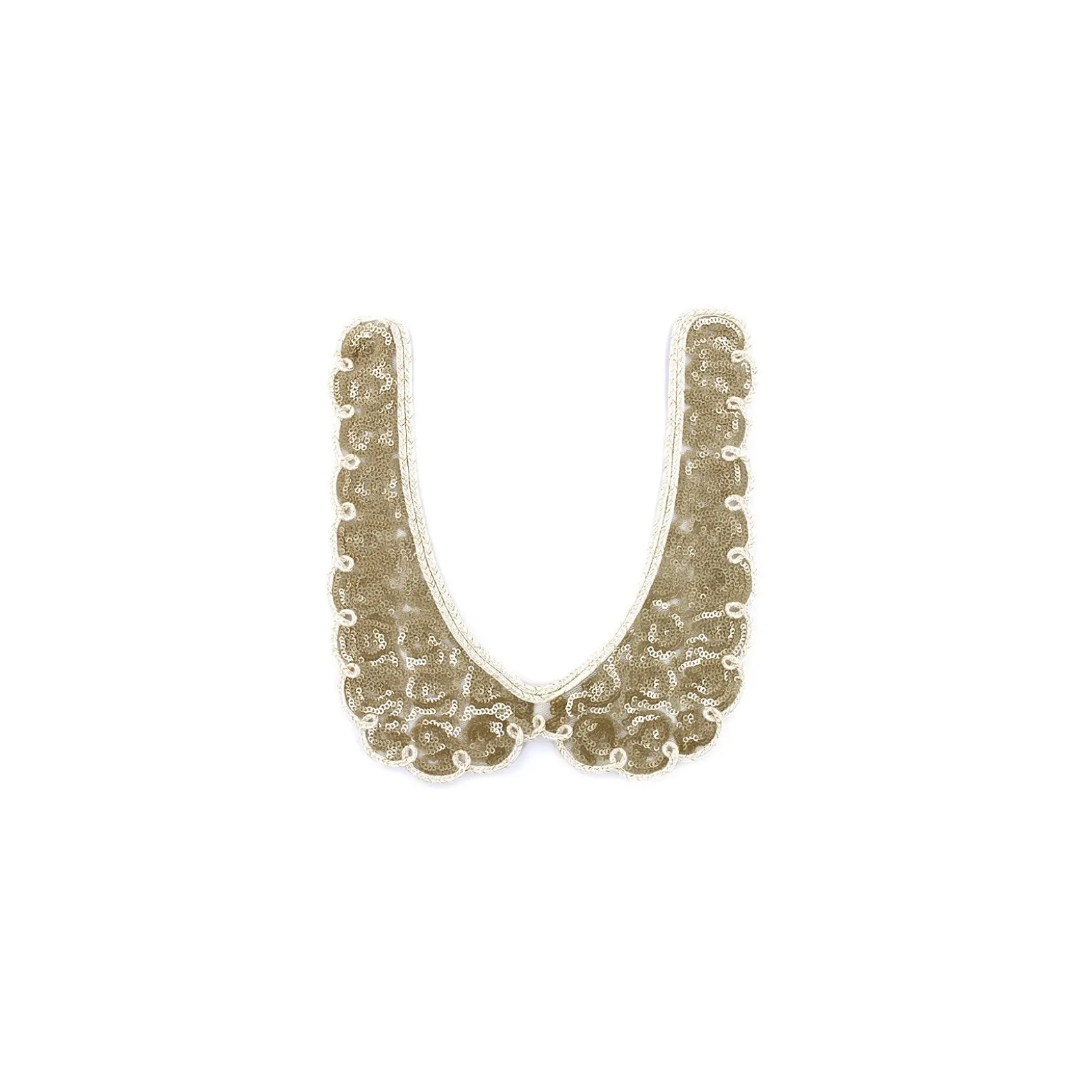 ♥ Bijoux de col pailleté Romantic - doré ♥