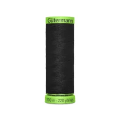 Bobine de Fil Extra Fin Gutermann 200m - Noir
