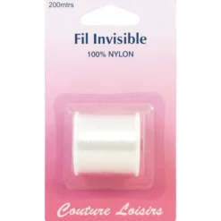 Bobine de fil invisible clair -200m - Couture loisirs