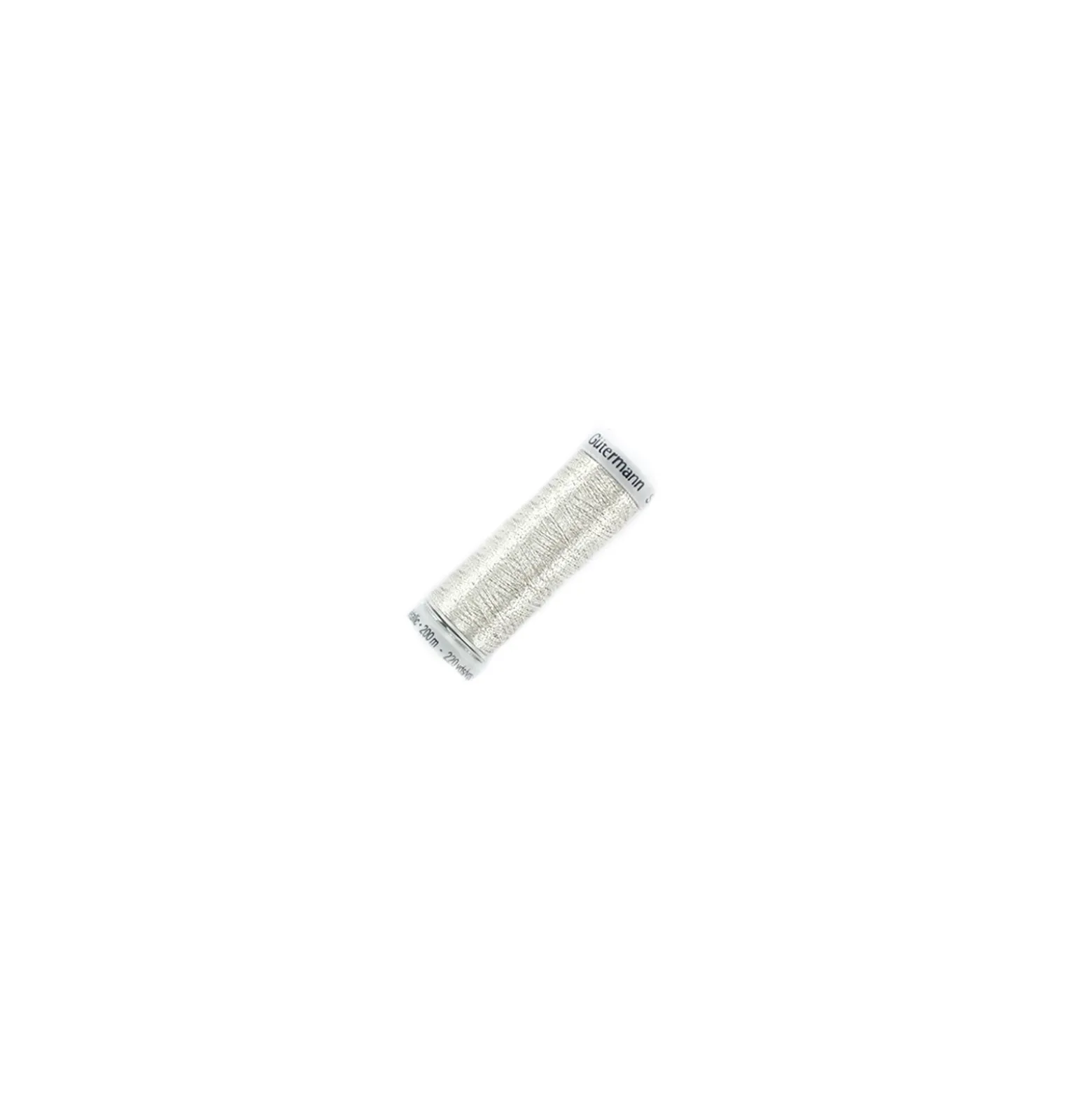 Bobine fil Gütermann Trend Metallic - argent clair