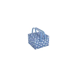 Boite à couture panier - Marguerites