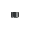 Boucle banane plastique Alba - noir