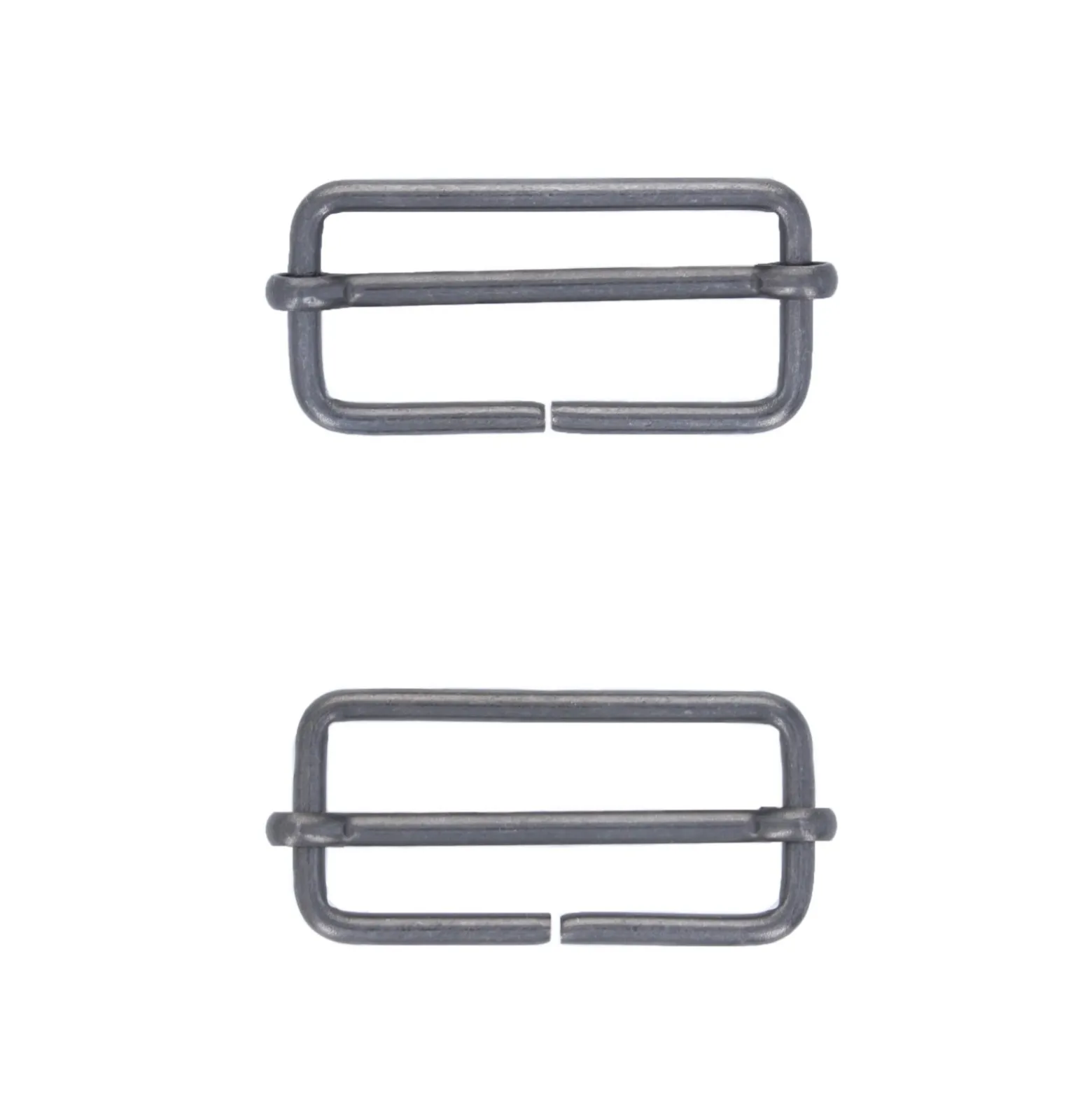 Boucle coulisse Lopa - nickel noir (lot de 2)
