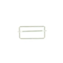 Boucle coulisse nickelée