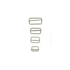 Boucle coulisse vieil or