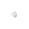 Boucle rectangle métal nickel non soudée (lot de 2)